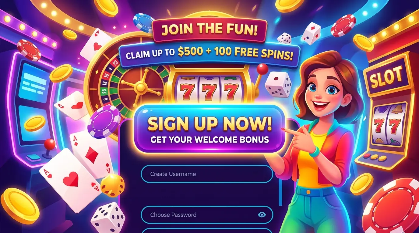 Opret konto hos Wolfy casino