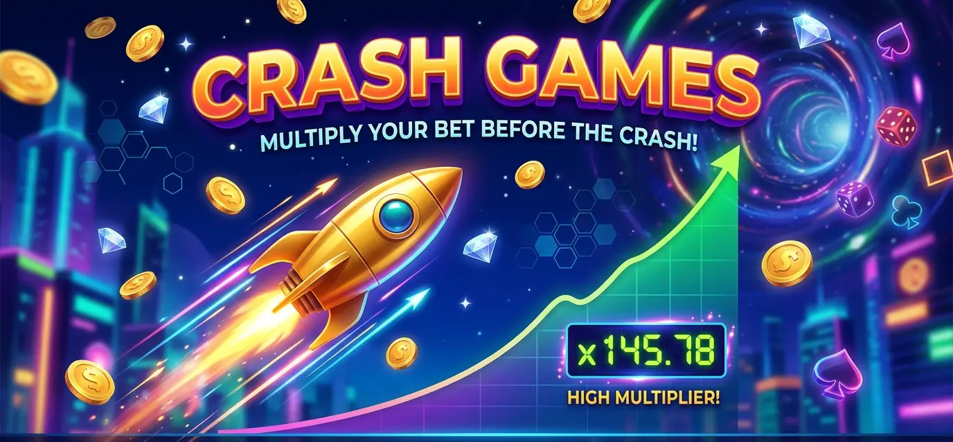 Crashspil hos Wolfy casino